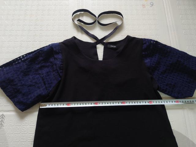 100円スタート Discoat パフスリーブバックリボントップスサイズF < ブランド  100円スタート Discoat パフスリーブバックリボントップスサイズF < ブランドの