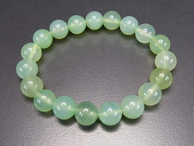 かわいい半透明ブドウカルセドニー約10mmブレスレット天然石 < 女性アクセサリー/時計  かわいい半透明ブドウカルセドニー約10mmブレスレット天然石 < 女性アクセサリー/時計の