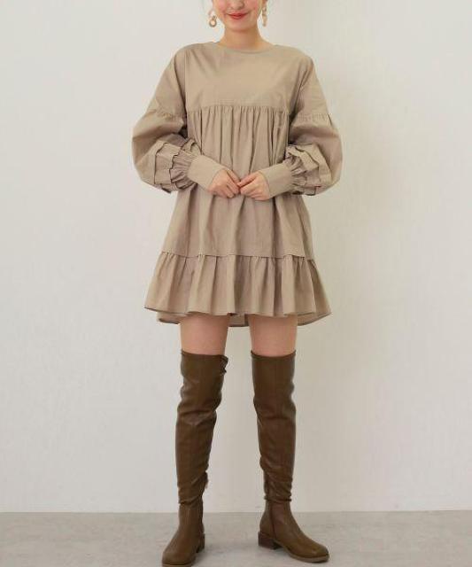 one after another NICE CLAUP ティアードチュニック < ブランド one after another NICE CLAUP ティアードチュニック < ブランドの