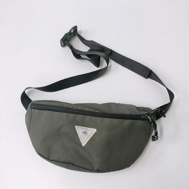 ◆ボディバッグ/ウエストポーチ◆カーキ*スポーツショップ購入★ファスナー開閉難アリ!! < 男性ファッション  ◆ボディバッグ/ウエストポーチ◆カーキ*スポーツショップ購入★ファスナー開閉難アリ!!  < 男性ファッションの