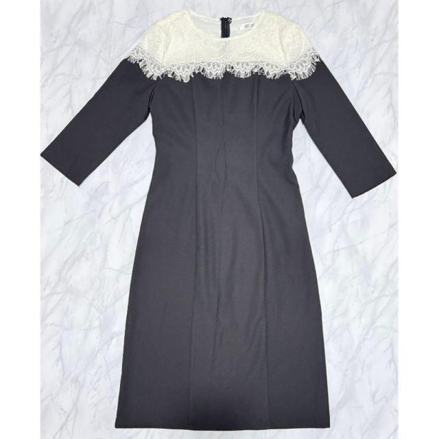 CHIC LINE 長袖レースワンピース 黒#S < 女性ファッション  CHIC LINE 長袖レースワンピース 黒#S  < 女性ファッションの