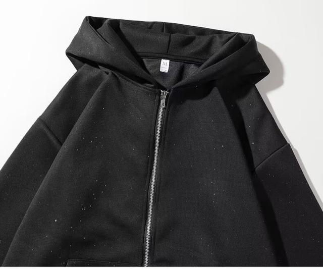 キラキララメ入り パーカー ジップアップ 前開き ブラック 大きいサイズ < 女性ファッション  キラキララメ入り パーカー ジップアップ 前開き ブラック 大きいサイズ < 女性ファッションの