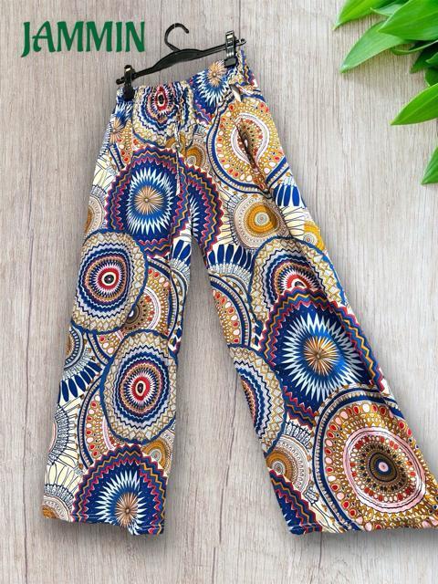 カラフルアジアン柄パンツ ヒッピー エスニック 個性派 アジアン サイケ < 女性ファッション カラフルアジアン柄パンツ ヒッピー エスニック 個性派 アジアン サイケ < 女性ファッションの