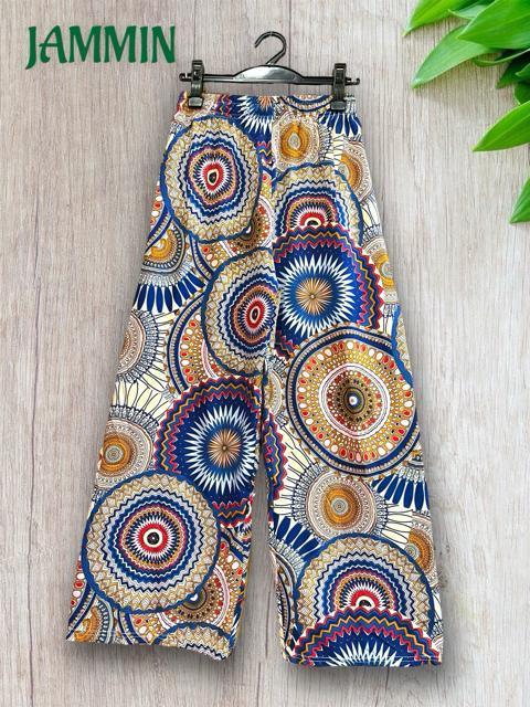 カラフルアジアン柄パンツ ヒッピー エスニック 個性派 アジアン サイケ < 女性ファッション カラフルアジアン柄パンツ ヒッピー エスニック 個性派 アジアン サイケ < 女性ファッションの