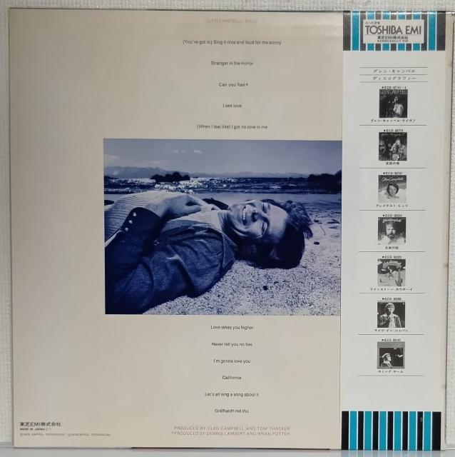 LP(ECS-81183.カントリー)グレン・キャンベル(Glen Campbell)/永遠の誓い(Basic)070723 < CD/DVD/ビデオ  LP(ECS-81183.カントリー)グレン・キャンベル(Glen Campbell)/永遠の誓い(Basic)070723 < CD/DVD/ビデオの