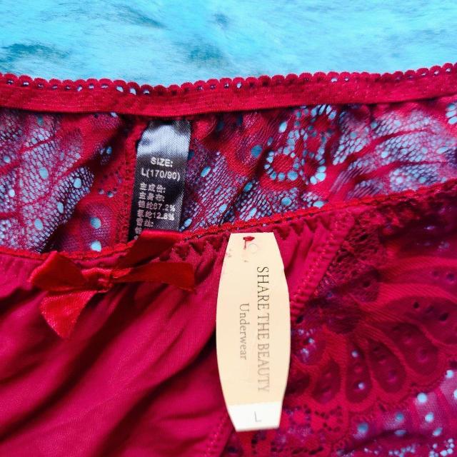 激Sexy。。。バック総レースパンティー。。。ショーツ。。。ワインレッド。。濃赤。。 < 女性ファッション  激Sexy。。。バック総レースパンティー。。。ショーツ。。。ワインレッド。。濃赤。。 < 女性ファッションの