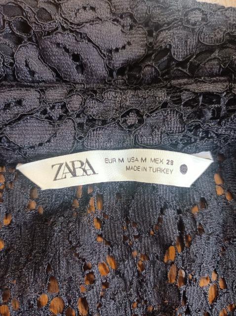 レア★ZARA★リボンタイ付き総レースブラウス黒★美品★素敵★ザラ★送料半額300円★ < 女性ファッション レア★ZARA★リボンタイ付き総レースブラウス黒★美品★素敵★ザラ★送料半額300円★ < 女性ファッションの