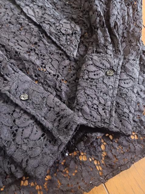 レア★ZARA★リボンタイ付き総レースブラウス黒★美品★素敵★ザラ★送料半額300円★ < 女性ファッション レア★ZARA★リボンタイ付き総レースブラウス黒★美品★素敵★ザラ★送料半額300円★ < 女性ファッションの