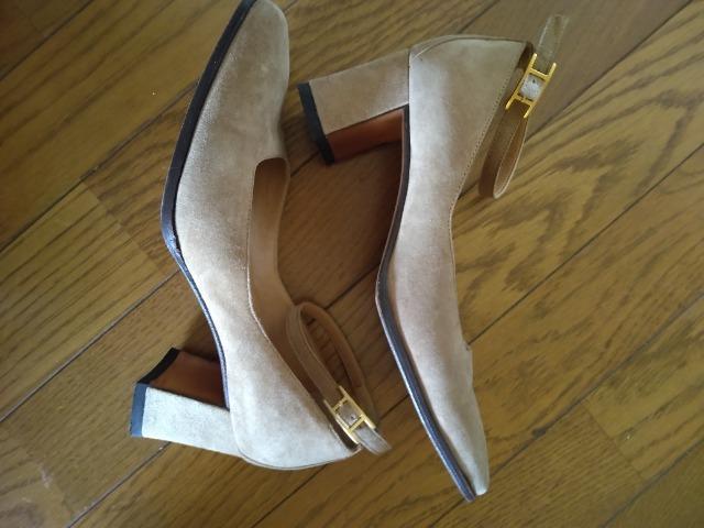 ☆本物鑑定済み☆エルメスHストラップパンプス < ブランド  ☆本物鑑定済み☆エルメスHストラップパンプス < ブランドの