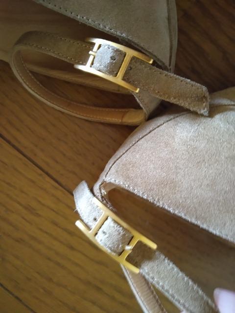 ☆本物鑑定済み☆エルメスHストラップパンプス < ブランド  ☆本物鑑定済み☆エルメスHストラップパンプス < ブランドの