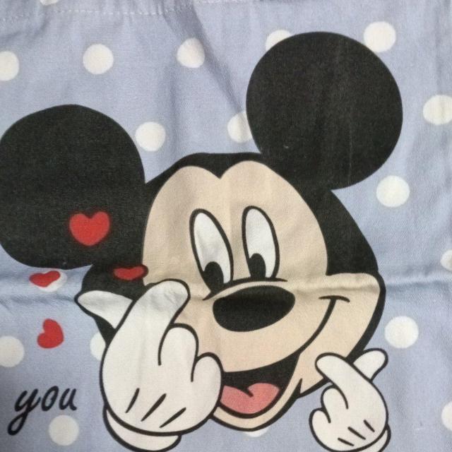 ミッキーマウス柄の布バック < アニメ/コミック/キャラクター  ミッキーマウス柄の布バック < アニメ/コミック/キャラクターの