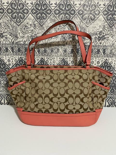 【良品】COACH コーチ F23297 シグネチャー トートバッグ 肩掛け < ブランド  【良品】COACH コーチ F23297 シグネチャー トートバッグ 肩掛け < ブランドの