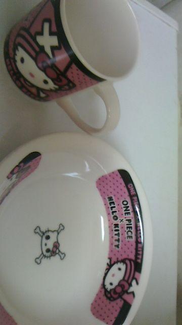 ワンピース×ハローキティマグ&ボウルセット(ドッドピンク) < インテリア/ライフ  ワンピース×ハローキティマグ&ボウルセット(ドッドピンク) < インテリア/ライフの