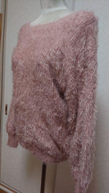 大きいサイズ★襟足リボンモヘアニット★4L★ < 女性ファッション 大きいサイズ★襟足リボンモヘアニット★4L★ < 女性ファッションの