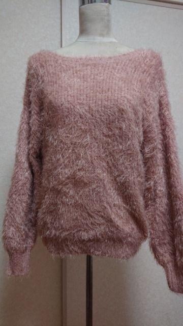 大きいサイズ★襟足リボンモヘアニット★4L★ < 女性ファッション 大きいサイズ★襟足リボンモヘアニット★4L★ < 女性ファッションの