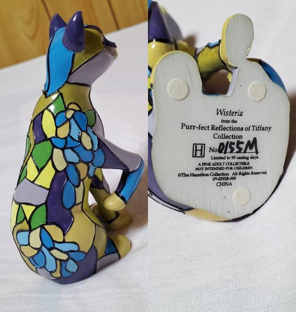 正規 ティファニー wisteria アンティークキャット フィギュア 猫 置物 アニマルフラワーアート ラージL オブジェネコ < ブランド  正規 ティファニー wisteria アンティークキャット フィギュア 猫 置物 アニマルフラワーアート ラージL オブジェネコ < ブランドの