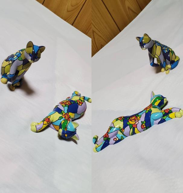 正規 ティファニー wisteria アンティークキャット フィギュア 猫 置物 アニマルフラワーアート ラージL オブジェネコ < ブランド  正規 ティファニー wisteria アンティークキャット フィギュア 猫 置物 アニマルフラワーアート ラージL オブジェネコ < ブランドの