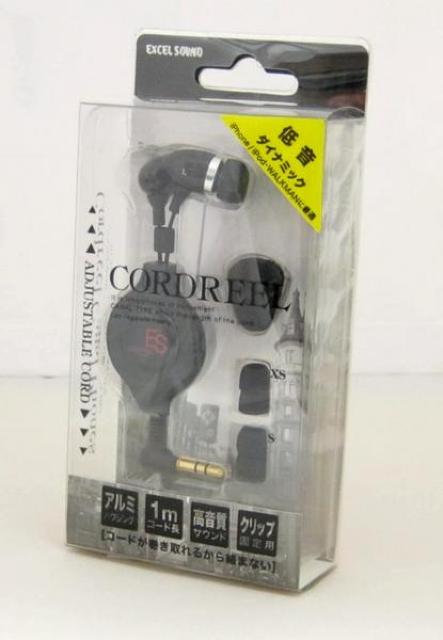 高音質!アルミハウジングコードリールホン・EH-R37BK < 家電/AV  高音質!アルミハウジングコードリールホン・EH-R37BK < 家電/AVの