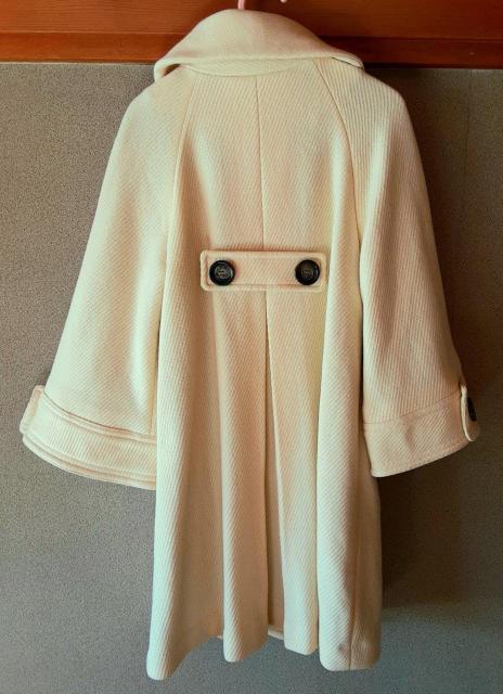 新品 PJ コート S / M ホワイト 白 ロングコート ピーチジョン 暖か レディース オフホワイト PEACH JOHN < ブランド  新品 PJ コート S / M ホワイト 白 ロングコート ピーチジョン 暖か レディース オフホワイト PEACH JOHN < ブランドの