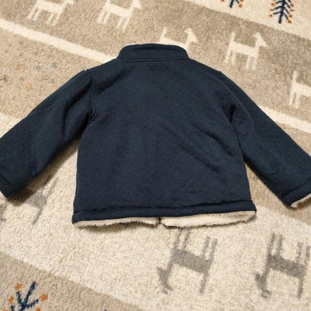 美品☆ベビー キッズ アウター コート 90サイズ ネイビー < キッズ/ベビー 美品☆ベビー キッズ アウター コート 90サイズ ネイビー < キッズ/ベビーの