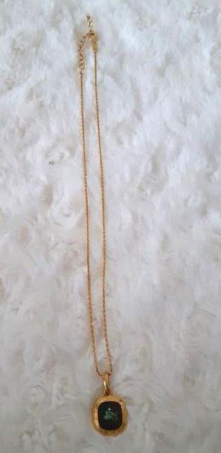 K18GP モダン レトロクラシックモチーフ ネックレス < 女性アクセサリー/時計  K18GP モダン レトロクラシックモチーフ ネックレス < 女性アクセサリー/時計の