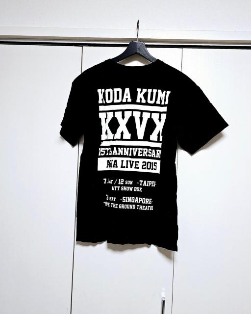 (9) 倖田來未 15周年 WALK OF MY LIFE KXVX KLOOP Tシャツ 黒 < タレントグッズ  (9) 倖田來未 15周年 WALK OF MY LIFE KXVX KLOOP Tシャツ 黒 < タレントグッズの