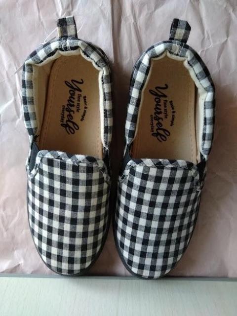 スリッポン レディース Lサイズ 約24〜25cm ギンガムチェック ジップコーポレーション < 女性ファッション  スリッポン レディース Lサイズ 約24〜25cm ギンガムチェック ジップコーポレーション  < 女性ファッションの