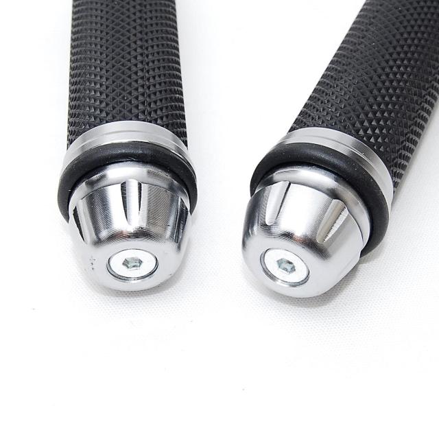 アルミ合金 バイク用 ハンドルグリップ ガンメタ 左右セット バイクグリップ スクーター カスタム アルミ 原付 汎用 グリップ < 自動車/バイク アルミ合金 バイク用 ハンドルグリップ ガンメタ 左右セット バイクグリップ スクーター カスタム アルミ 原付 汎用 グリップ < 自動車/バイク