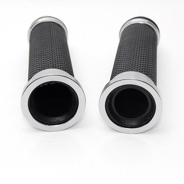 アルミ合金 バイク用 ハンドルグリップ ガンメタ 左右セット バイクグリップ スクーター カスタム アルミ 原付 汎用 グリップ < 自動車/バイク アルミ合金 バイク用 ハンドルグリップ ガンメタ 左右セット バイクグリップ スクーター カスタム アルミ 原付 汎用 グリップ < 自動車/バイク