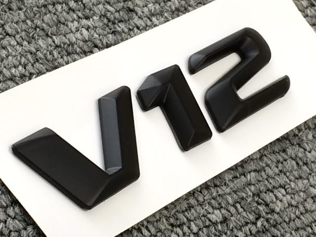 V12エンブレム ベンツ風 マッドブラック 艶消し黒 AMG < 自動車/バイク V12エンブレム ベンツ風 マッドブラック 艶消し黒 AMG < 自動車/バイク