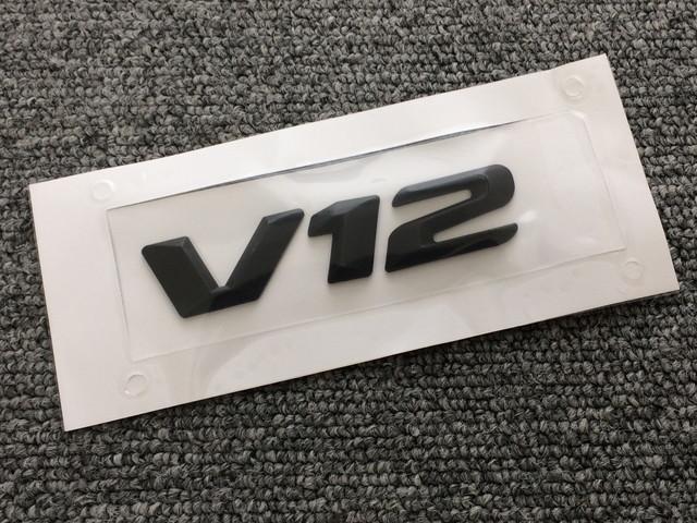 V12エンブレム ベンツ風 マッドブラック 艶消し黒 AMG < 自動車/バイク V12エンブレム ベンツ風 マッドブラック 艶消し黒 AMG < 自動車/バイク