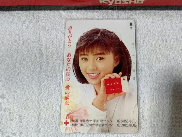 テレカ 50度数 酒井法子 '88 和歌山県赤十字 W 未使用 < タレントグッズ  テレカ 50度数 酒井法子 '88 和歌山県赤十字 W 未使用  < タレントグッズの