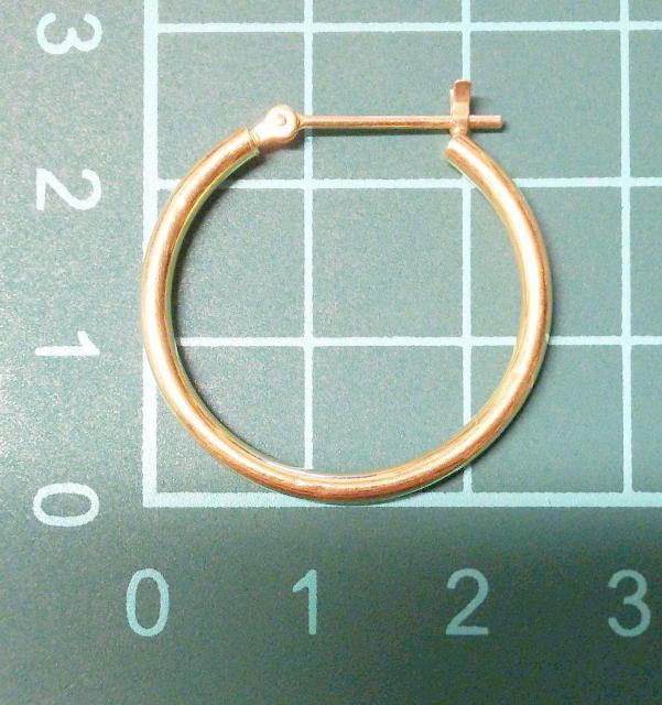 リングピアス(フープピアス) K18製 片耳用 K18 Earrings < 女性アクセサリー/時計  リングピアス(フープピアス) K18製 片耳用 K18 Earrings < 女性アクセサリー/時計の