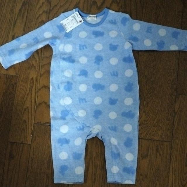 Mou jon jon 80サイズ 新品 ブルー < キッズ/ベビー Mou jon jon 80サイズ 新品 ブルー < キッズ/ベビーの