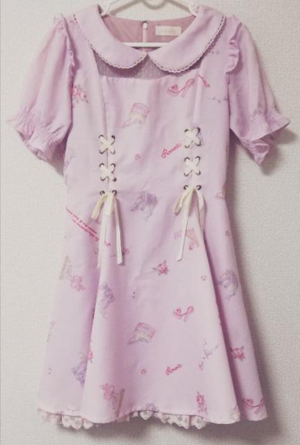 リズリサ ワンピース ロマンティックシューズ柄 < ブランド  リズリサ ワンピース ロマンティックシューズ柄 < ブランドの