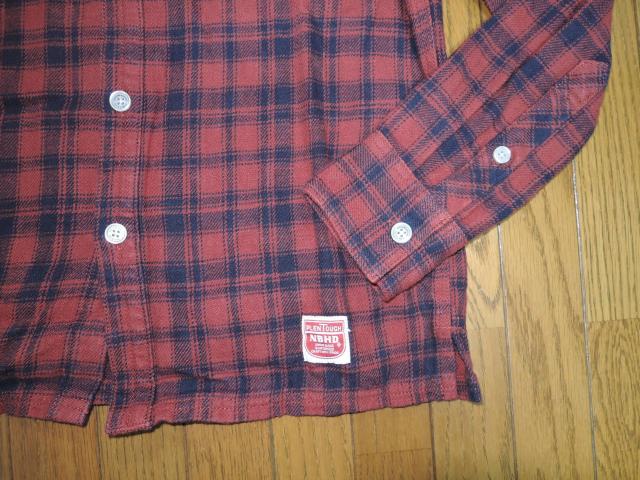 NEIGHBORHOOD ネイバーフッド CABELLA チェックシャツ S 赤系  長袖 ネル系 < ブランド  NEIGHBORHOOD ネイバーフッド CABELLA チェックシャツ S 赤系  長袖 ネル系 < ブランドの