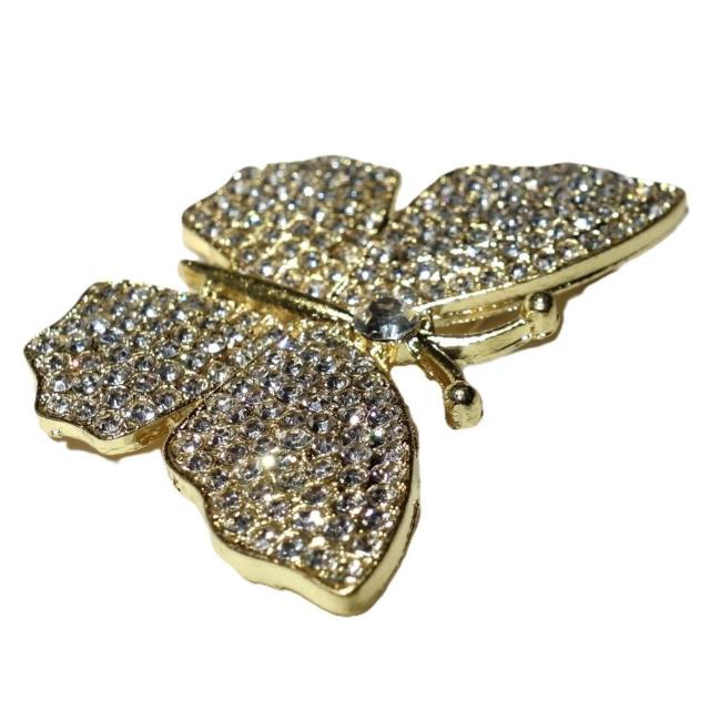 蝶 蝶々 金色 ラインストーン ピンブローチ ブローチ ピンバッジ バッジ ラペルピン G < 女性アクセサリー/時計 蝶 蝶々 金色 ラインストーン ピンブローチ ブローチ ピンバッジ バッジ ラペルピン G < 女性アクセサリー/時計の