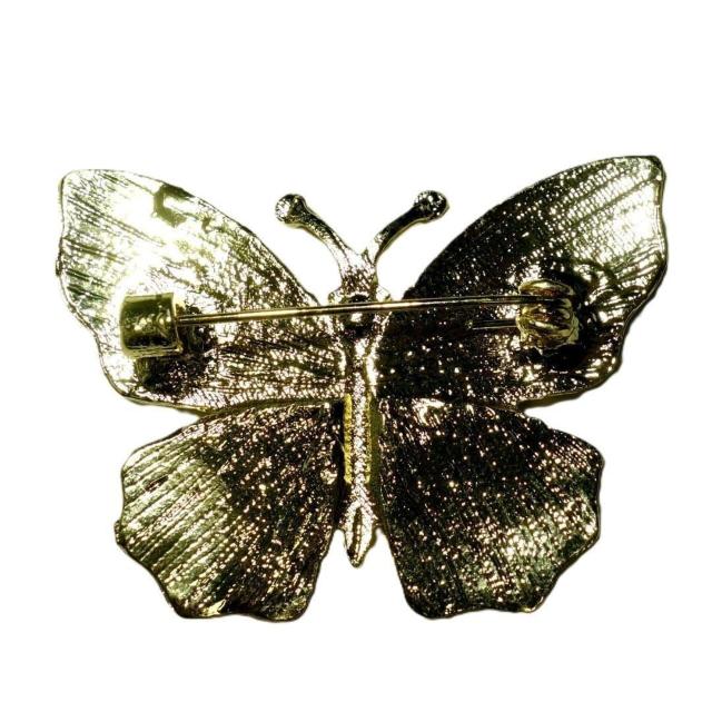 蝶 蝶々 金色 ラインストーン ピンブローチ ブローチ ピンバッジ バッジ ラペルピン G < 女性アクセサリー/時計 蝶 蝶々 金色 ラインストーン ピンブローチ ブローチ ピンバッジ バッジ ラペルピン G < 女性アクセサリー/時計の