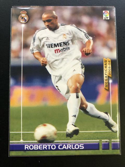 2003・04MEGAFICHAS PANINI/NO-121・レアル・マドリッド・ロベルト・カルロス < トレーディングカード 2003・04MEGAFICHAS PANINI/NO-121・レアル・マドリッド・ロベルト・カルロス < トレーディングカードの