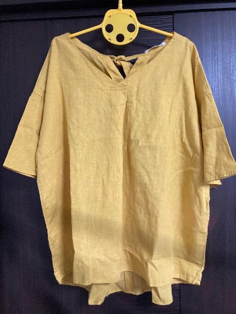 chocol raffine 新品タグ付フレンチリネンフレアー袖ブラウス/blue刺繍ブラウス/season reasonパンツ < ブランド  chocol raffine 新品タグ付フレンチリネンフレアー袖ブラウス/blue刺繍ブラウス/season reasonパンツ < ブランドの