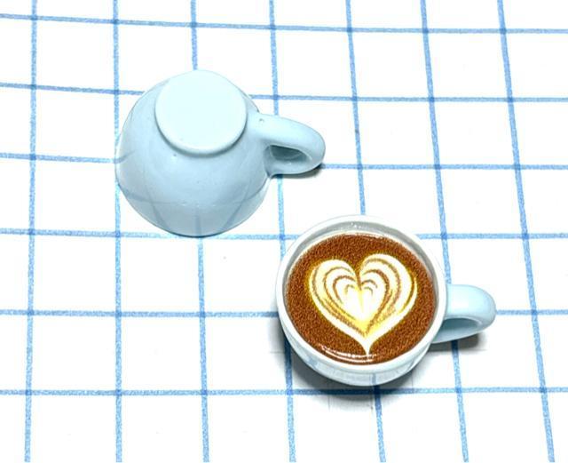 663 ハートのカフェラテ 水色1個 樹脂チャーム カフェオレ アクセサリーチャーム コーヒー カップ < ペット/手芸/園芸 663 ハートのカフェラテ 水色1個 樹脂チャーム カフェオレ アクセサリーチャーム コーヒー カップ < ペット/手芸/園芸の