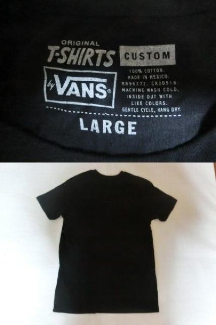 USA購入 アメカジ【Vans】バンズ モノクロフォトプリントT US L < 男性ファッション  USA購入 アメカジ【Vans】バンズ モノクロフォトプリントT US L < 男性ファッションの