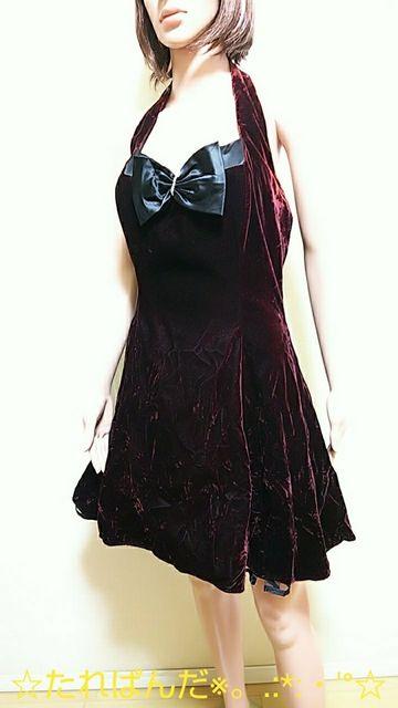 ☆L.A GLO☆美しいワインカラーのパニエINわんぴドレスD103☆3点で即落 < 女性ファッション  ☆L.A GLO☆美しいワインカラーのパニエINわんぴドレスD103☆3点で即落  < 女性ファッションの