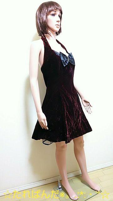 ☆L.A GLO☆美しいワインカラーのパニエINわんぴドレスD103☆3点で即落 < 女性ファッション  ☆L.A GLO☆美しいワインカラーのパニエINわんぴドレスD103☆3点で即落 < 女性ファッションの