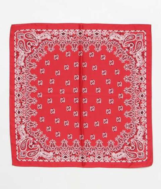 定価3,132円●バンダナ柄スカーフ●赤レッド【新品未使用】ottilie●ヘアアクセサリー ペット < 女性ファッション  定価3,132円●バンダナ柄スカーフ●赤レッド【新品未使用】ottilie●ヘアアクセサリー ペット < 女性ファッションの