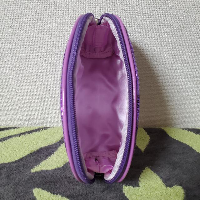 非売品 たかの友梨 パープルスパンコールとビーズがキラキラ ダブルファスナーポーチ 小物入れ 紫ポーチ < 女性ファッション  非売品 たかの友梨 パープルスパンコールとビーズがキラキラ ダブルファスナーポーチ 小物入れ 紫ポーチ < 女性ファッションの