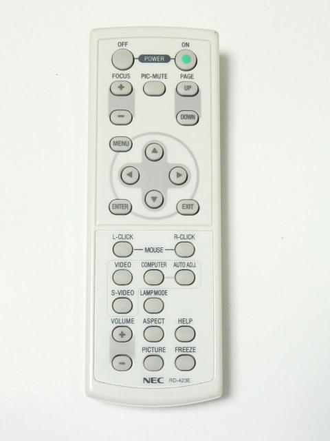 NEC プロジェクター用リモコン ・RD-423E < 家電/AV NEC プロジェクター用リモコン ・RD-423E < 家電/AVの