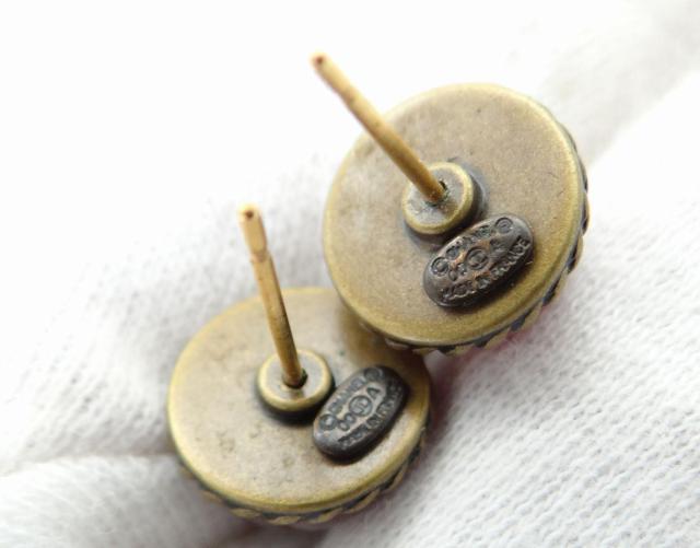 CHANEL �V���l�� �R�R�}�[�N ���B���e�[�W ���E���h �s�A�X �{���h�[��USED���y���������z �� �u�����h�� 