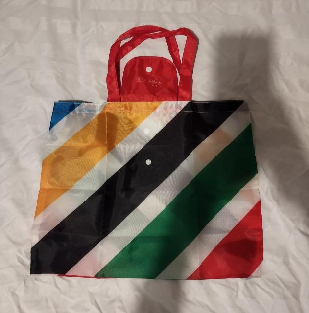 コカ・コーラ TOKYO2020 折りたたみ エコバッグ 横型A4すっぽり < 女性ファッション  コカ・コーラ TOKYO2020 折りたたみ エコバッグ 横型A4すっぽり < 女性ファッションの