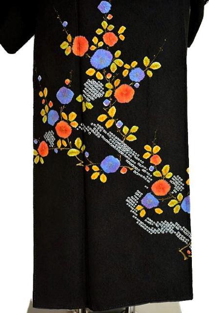 【最高級】美品 縮緬 金彩 絞り染め 花柄 鹿の子柄 訪問着 身丈159cm 裄丈63cm T3418 < 女性ファッション  【最高級】美品 縮緬 金彩 絞り染め 花柄 鹿の子柄 訪問着 身丈159cm 裄丈63cm T3418 < 女性ファッションの